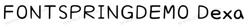 FONTSPRINGDEMO DexaP字体转换